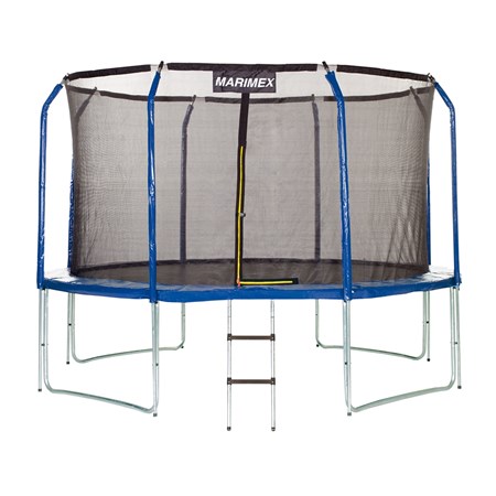 Trampoline MARIMEX with protective mesh 366 cm blue
