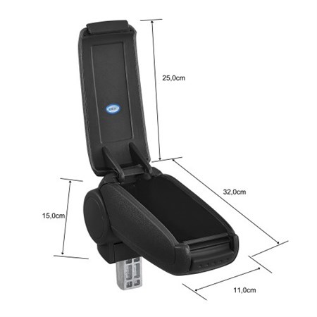 Armrest Toyota Yaris since 2006 synthetic leather