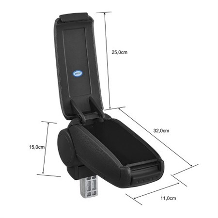 Armrest Ford Fiesta since 2009 synthetic leather