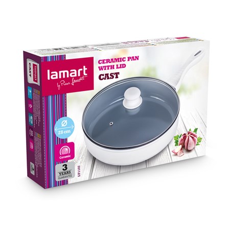 Pan LAMART LT1107 CAST with lid