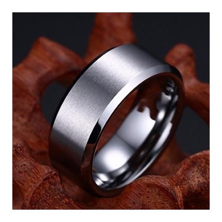 Prsten MANLIKE stříbrná barva 65mm, pánský