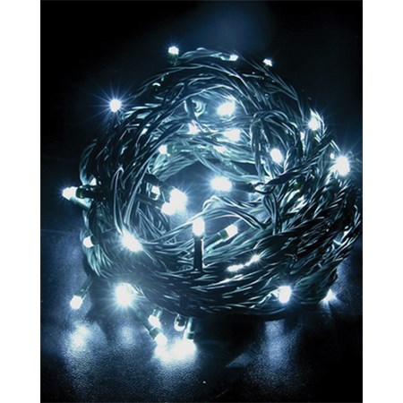 Řetěz vánoční 120 LED 20m 1V02-W bílý