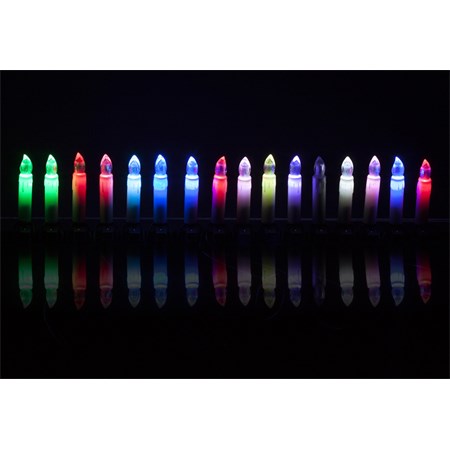Svíčky vánoční 16 LED CANDLE RGB RETLUX RXL 41