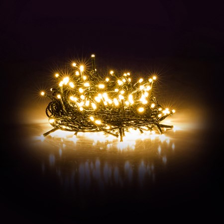 Řetěz vánoční 50 LED 5m bílá teplá, IP44,klasický, RETLUX RXL102