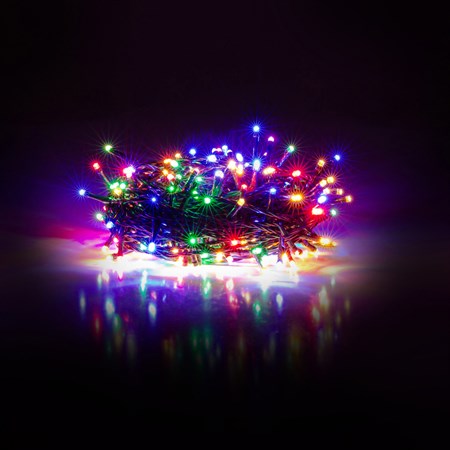 Řetěz vánoční  100 LED 10m multicolor, IP44,klasický, RETLUX RXL106