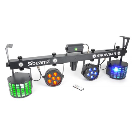 Efekt Světelný set - rampa BeamZ Party Showbar stroboskop, laser, 4 světelné efekty
