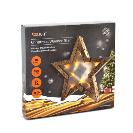 Dekorácia vianočná Solight 1V42 hviezda