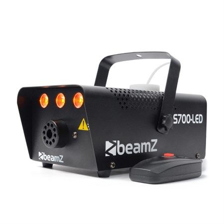 Výrobník mlhy BEAMZ S700-LED Flame efekt oranžový