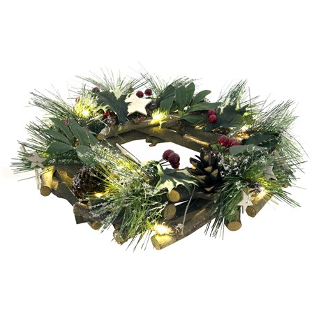 Christmas decoration RETLUX RXL 357 WW wreath twigs