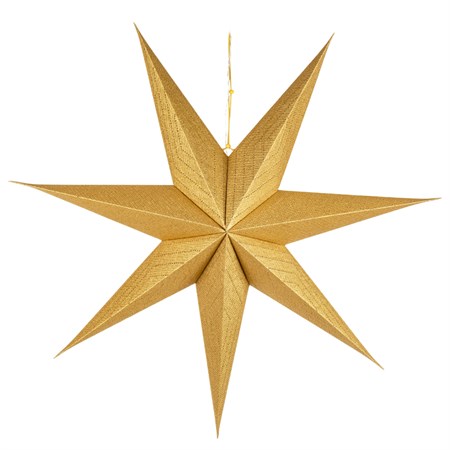 Dekorácia vianočná RETLUX RXL 339 WW hviezda zlatá