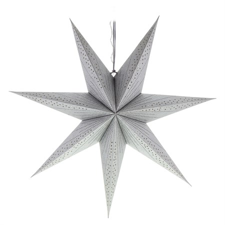 Dekorace vánoční RETLUX RXL 340 WW hvězda stříbrná