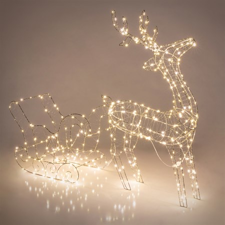 Christmas decoration RETLUX RXL 311 WW reindeer with sleigh