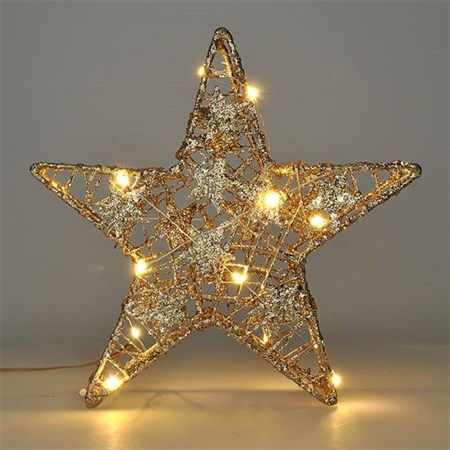 Dekorace vánoční SOLIGHT 1V240 třpytivá hvězda