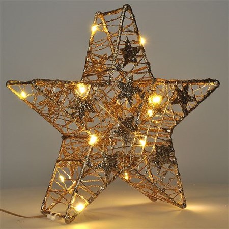 Dekorace vánoční SOLIGHT 1V240 třpytivá hvězda