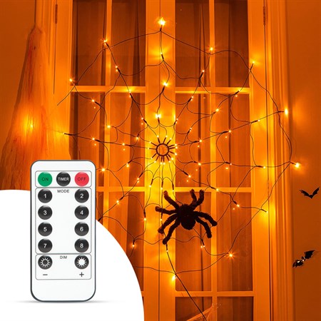 Reťaz svetelný FAMILY 58150 Halloween pavučina
