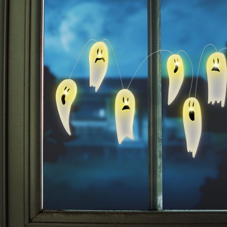 LED dekorácia do okna FAMILY 58186A Halloween - duch