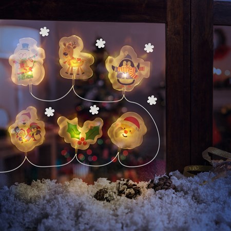 LED dekorácia do okna FAMILY 58568B Christmas