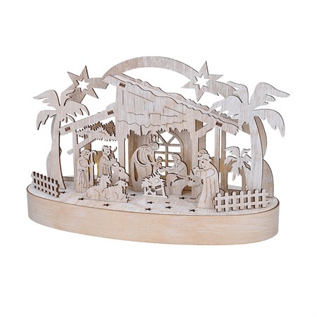 Christmas decoration SOLIGHT 1V275 nativity scene