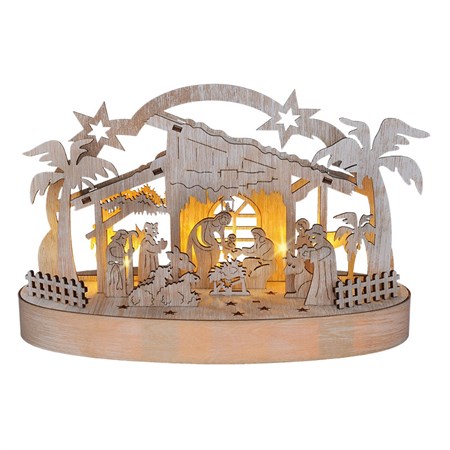 Christmas decoration SOLIGHT 1V275 nativity scene