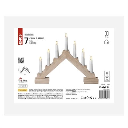 Christmas candle EMOS DCAW11