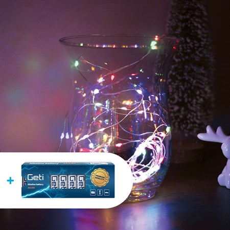 Christmas chain REBEL ZAR0546 + AA battery