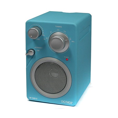 Rádio přenosné DENVER TR-43C modrá - OPRAVENO