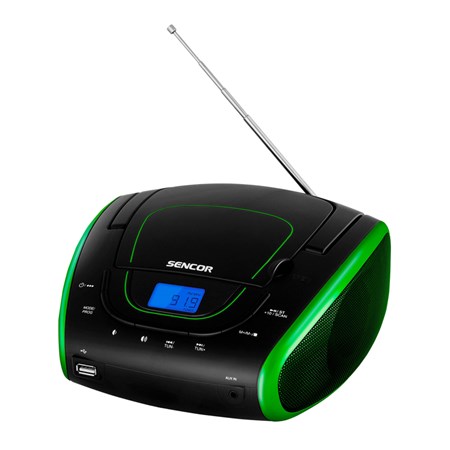 Rádio SENCOR SPT 1600 Black/Green