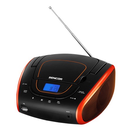 Radiopřijímač SENCOR SPT 1600 BOR s CD/MP3/USB