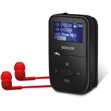 Prehrávač MP3 SENCOR SFP 4408 Black 8GB