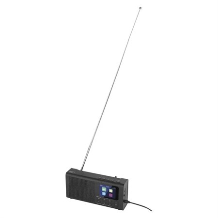 Portable radio EMOS E0090 with Bluetooth, DAB/ DAB+/ FM, black