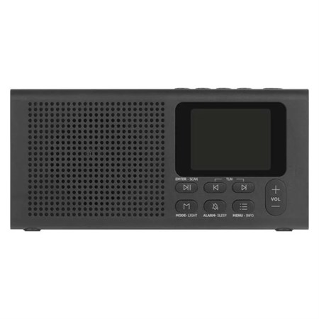 Portable radio EMOS E0090 with Bluetooth, DAB/ DAB+/ FM, black