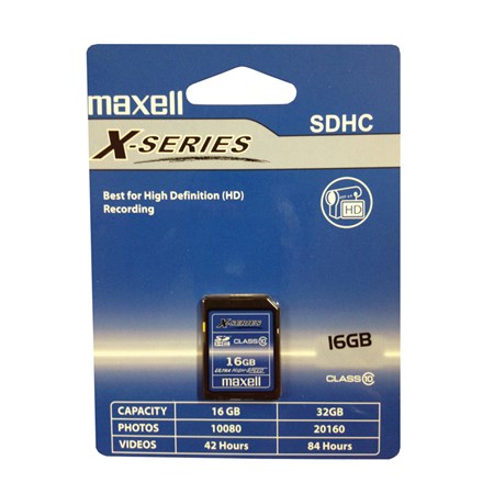 Karta paměťová MAXELL SDHC 16GB