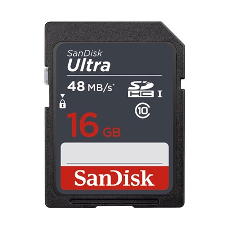 Karta paměťová SANDISK SDHC 16GB CLASS 10