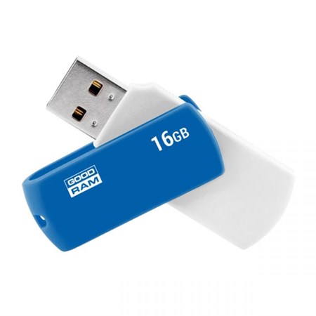 Flash disk GOODRAM USB 2.0 16GB bílý a modrý