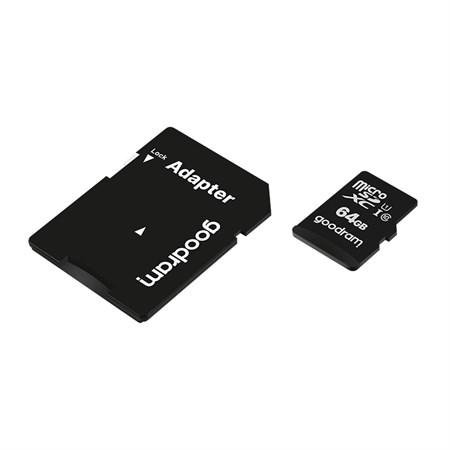 Memory card GOODRAM micro SD 64 GB with adapter
