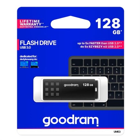 Flash disk GOODRAM USB 3.0 128GB bílo-černý