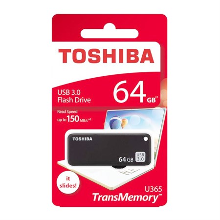 Flash disk TOSHIBA USB 3.0 Pendrive 64GB černá