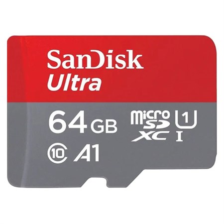 Memory card SANDISK 186504 micro SDXC 64GB with adapter