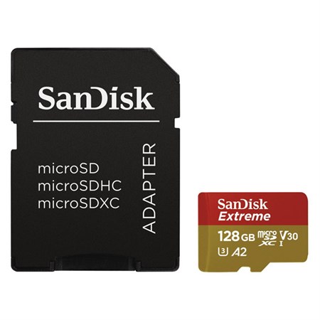 Memory card SANDISK 183506 micro SDXC 128GB with adapter