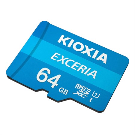 KIOXIA micro SD 64 GB memory card with adapter