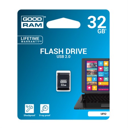 Flash disk GOODRAM PICCOLO USB 2.0 32GB čierny