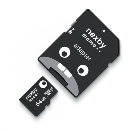 Karta pamäťová NEXBY micro SD 64 GB s adaptérom