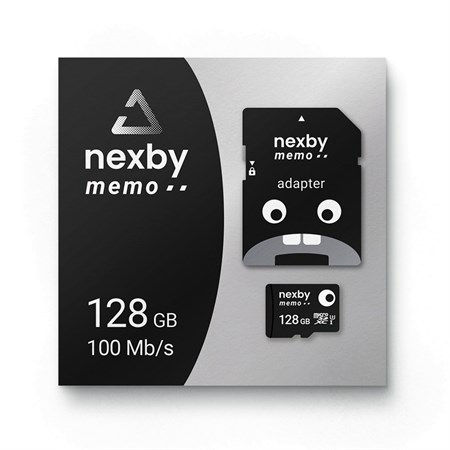 Karta paměťová NEXBY micro SD 128 GB s adaptérem