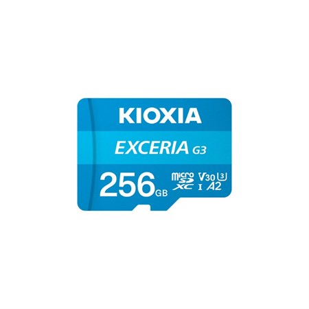 KIOXIA micro SD 256 GB UHS-I U1 memory card with adapter