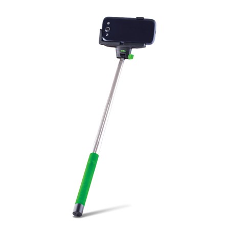 Selfie stick with button BLUETOOTH FOREVER MP-100 GREEN