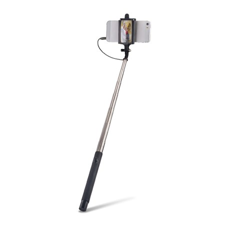 Selfie stick with button and mirror FOREVER MP-410 BLACK