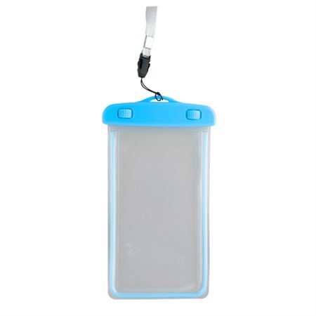 Waterproof Phone Case 4.8 - 5.8'' GLOW blue