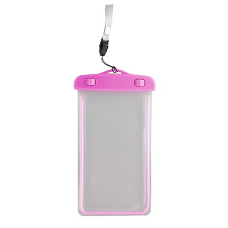 Waterproof Phone Case 4.8 - 5.8'' GLOW pink