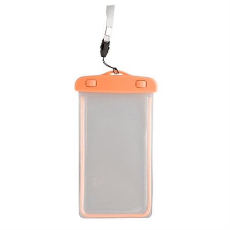 Waterproof Phone Case 4.8 - 5.8'' GLOW orange