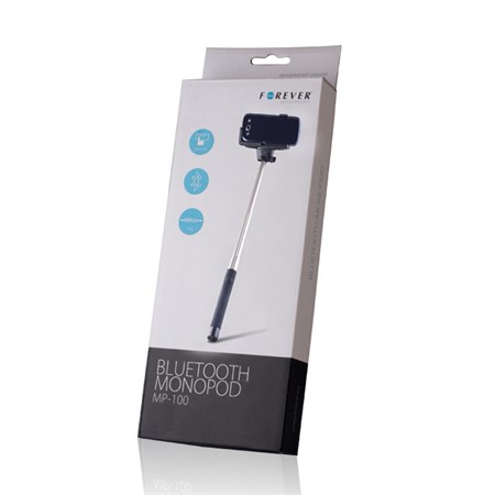 Selfie stick with button BLUETOOTH FOREVER MP-100 BLACK